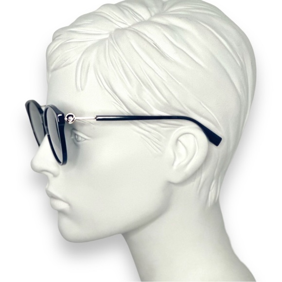 FENDI Sunglasses FF 0412/S 0807 90 Black Frame Grey Shaded Lenses 58mm BNWT - Picture 4 of 13